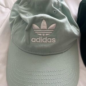 Turquoise adidas hat